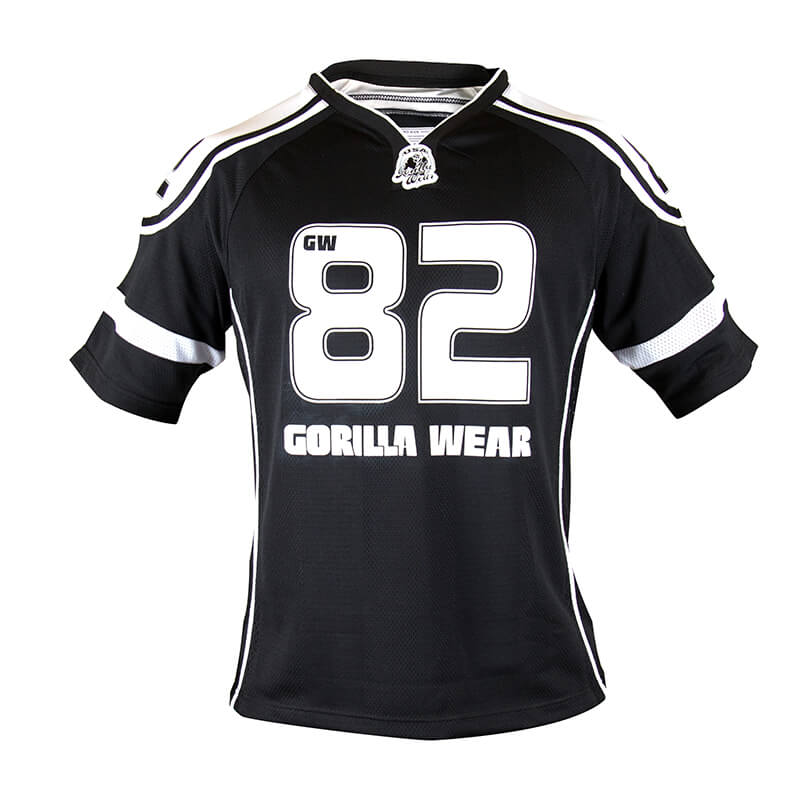 GW Athlete Tee (Gorilla Wear), svart/vit, Gorilla Wear