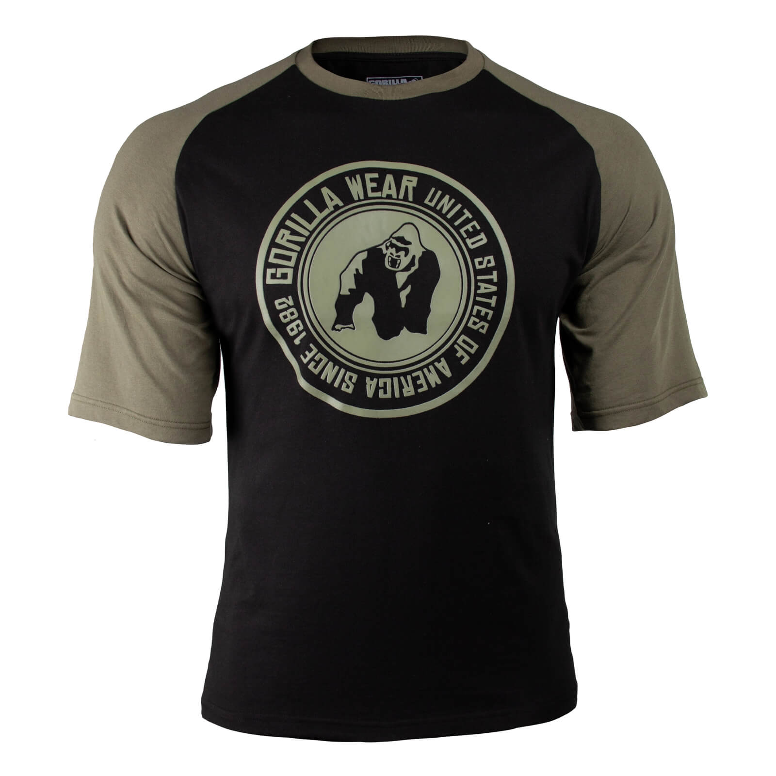 Texas T-Shirt, black/army green, Gorilla Wear