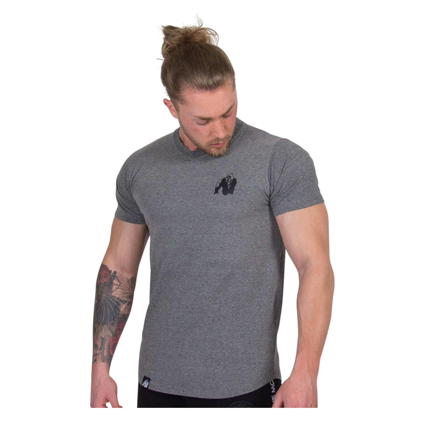 Kolla in Bodega T-Shirt, grey, Gorilla Wear hos SportGymButiken.se