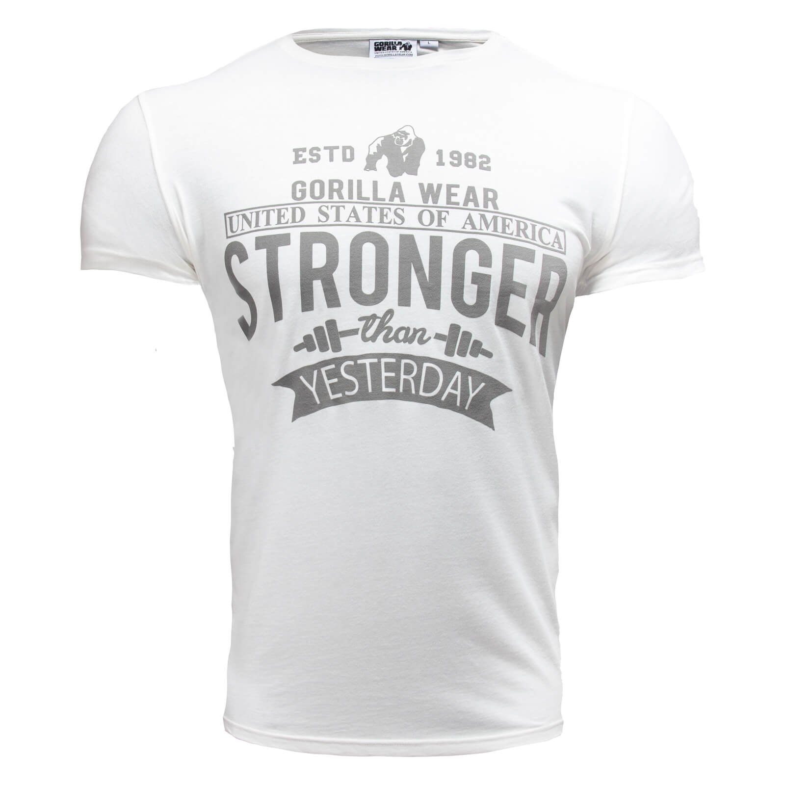 Kolla in Hobbs T-Shirt, white, Gorilla Wear hos SportGymButiken.se