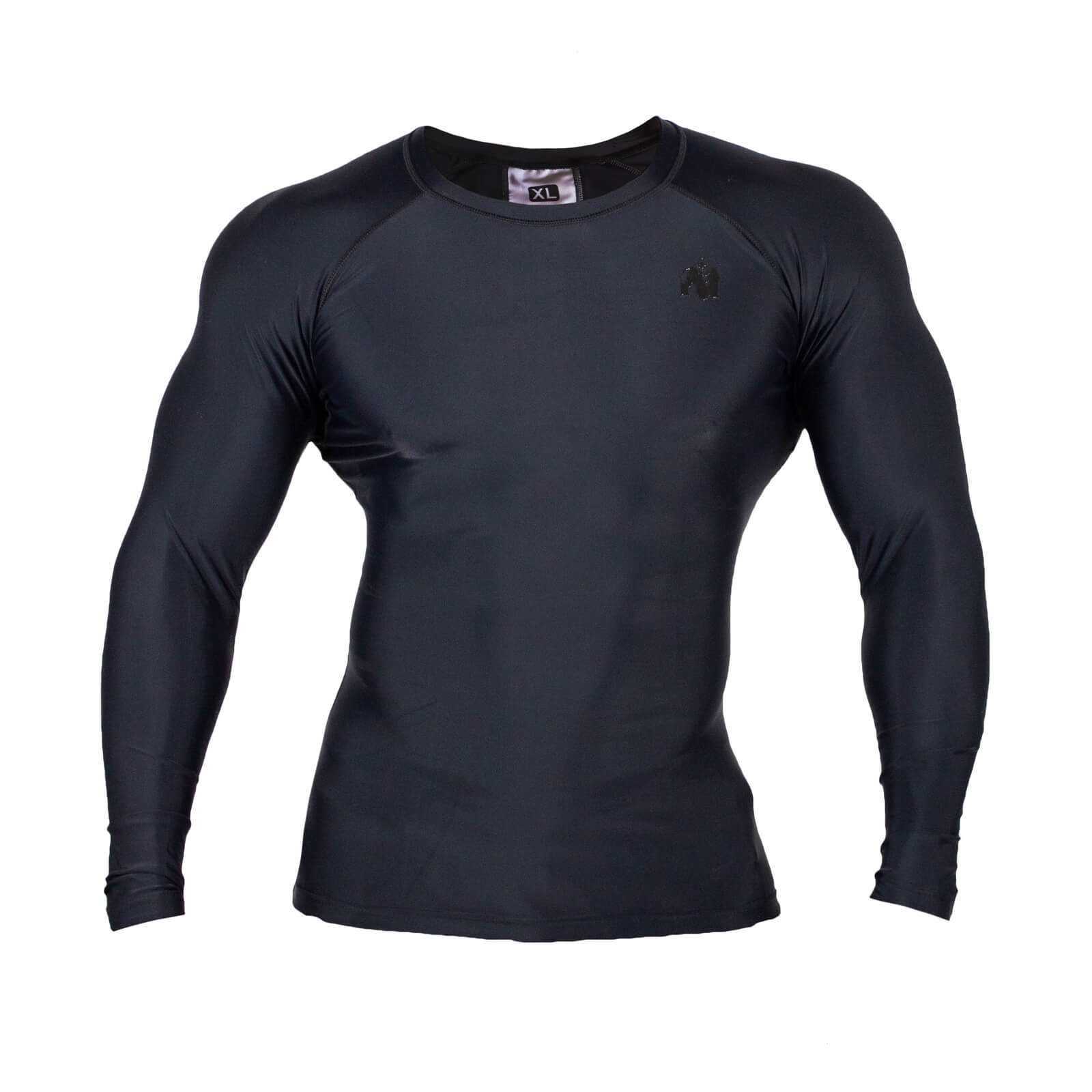 Kolla in Hayden Compression Longsleeve, black/black, Gorilla Wear hos SportGymBu