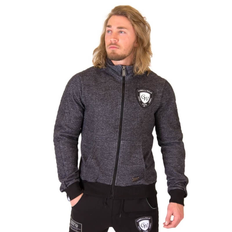 Kolla in Jacksonville Jacket, grey, Gorilla Wear hos SportGymButiken.se