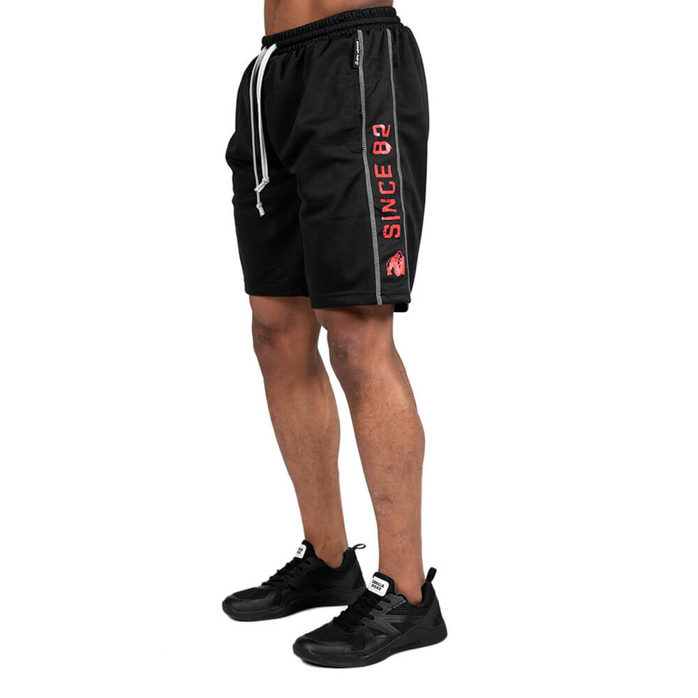 Functional Mesh Shorts, black/red, Gorilla Wear