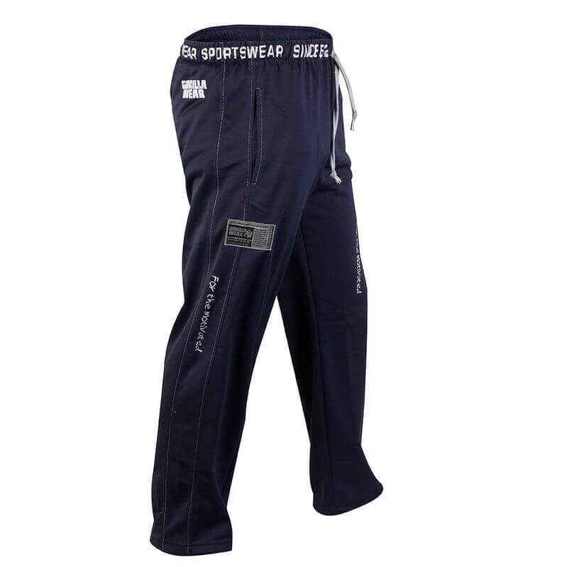 Kolla in Logo Mesh Pants, navy, Gorilla Wear hos SportGymButiken.se