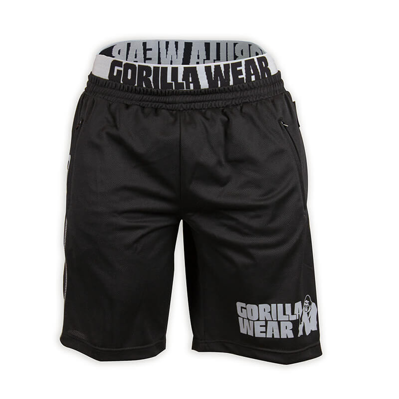 Kolla in California Mesh Shorts, black/grey, Gorilla Wear hos SportGymButiken.se