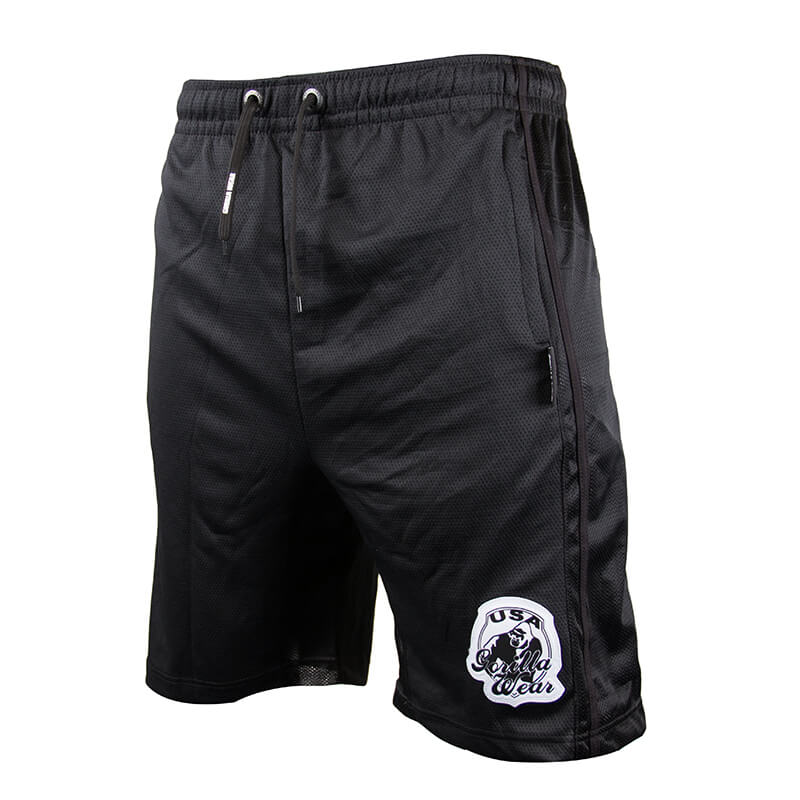 GW Oversized Athlete Shorts, black, Gorilla Wear