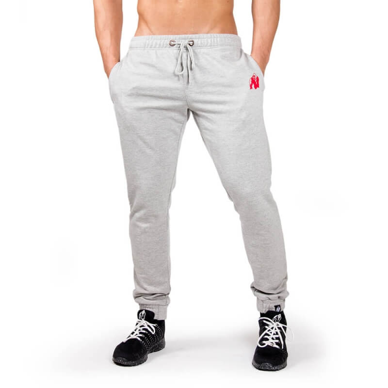 Kolla in Classic Joggers, grey, Gorilla Wear hos SportGymButiken.se