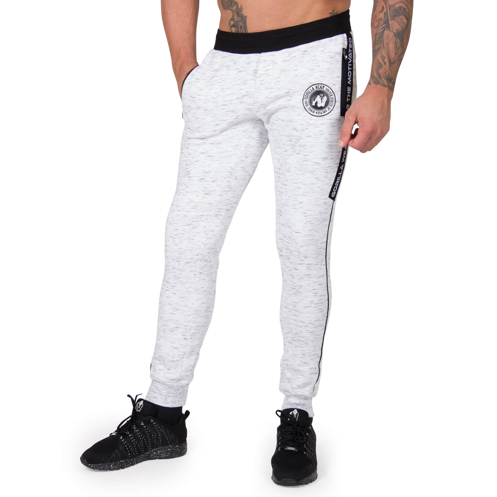 Kolla in Saint Thomas Sweatpants, grey, Gorilla Wear hos SportGymButiken.se