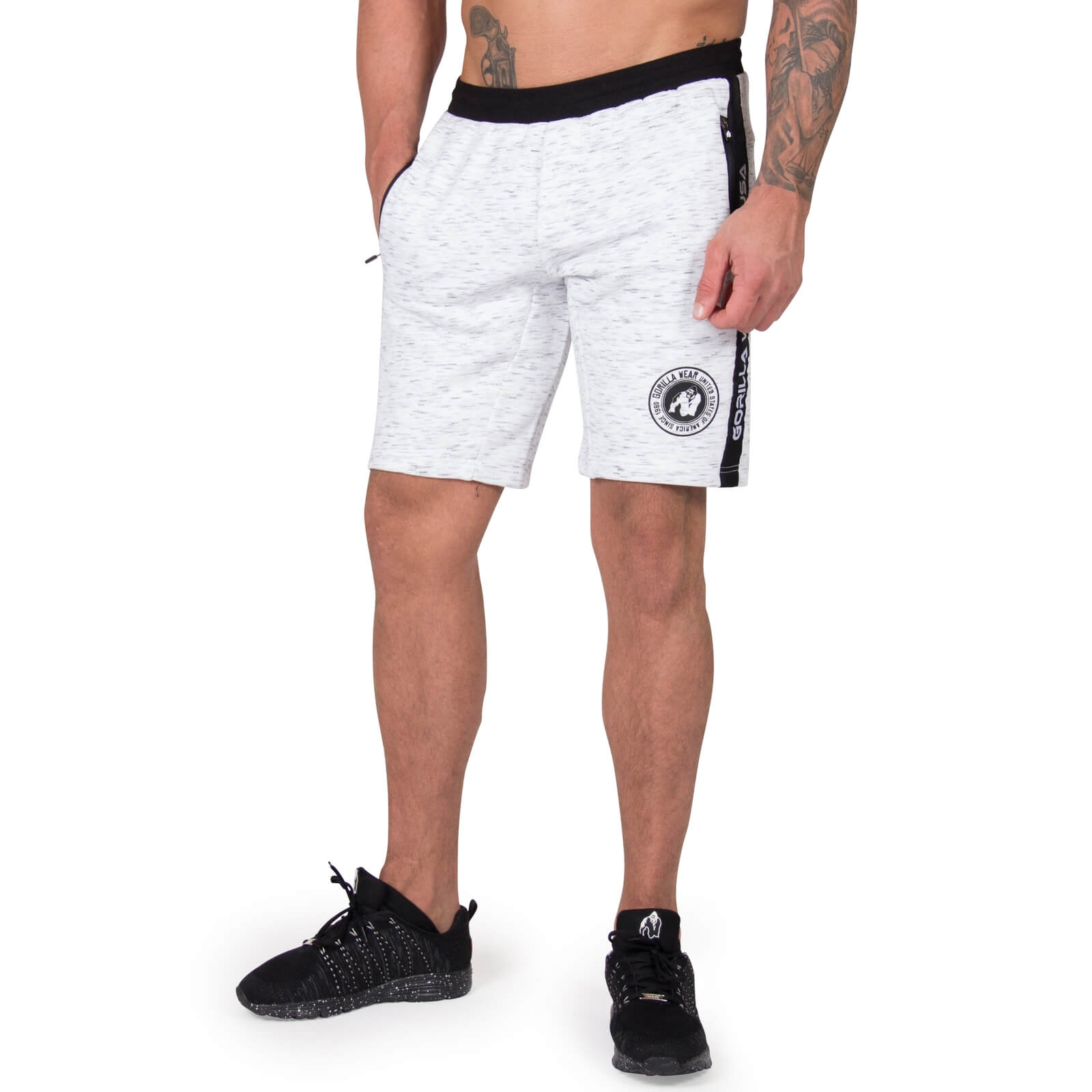 Kolla in Saint Thomas Sweatshorts, grey, Gorilla Wear hos SportGymButiken.se