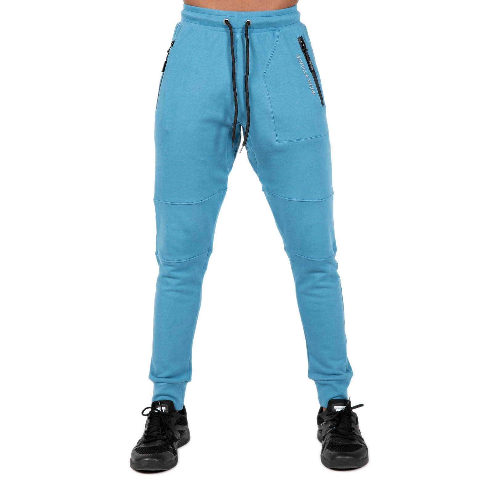 Kolla in Newark Pants, blue, Gorilla Wear hos SportGymButiken.se