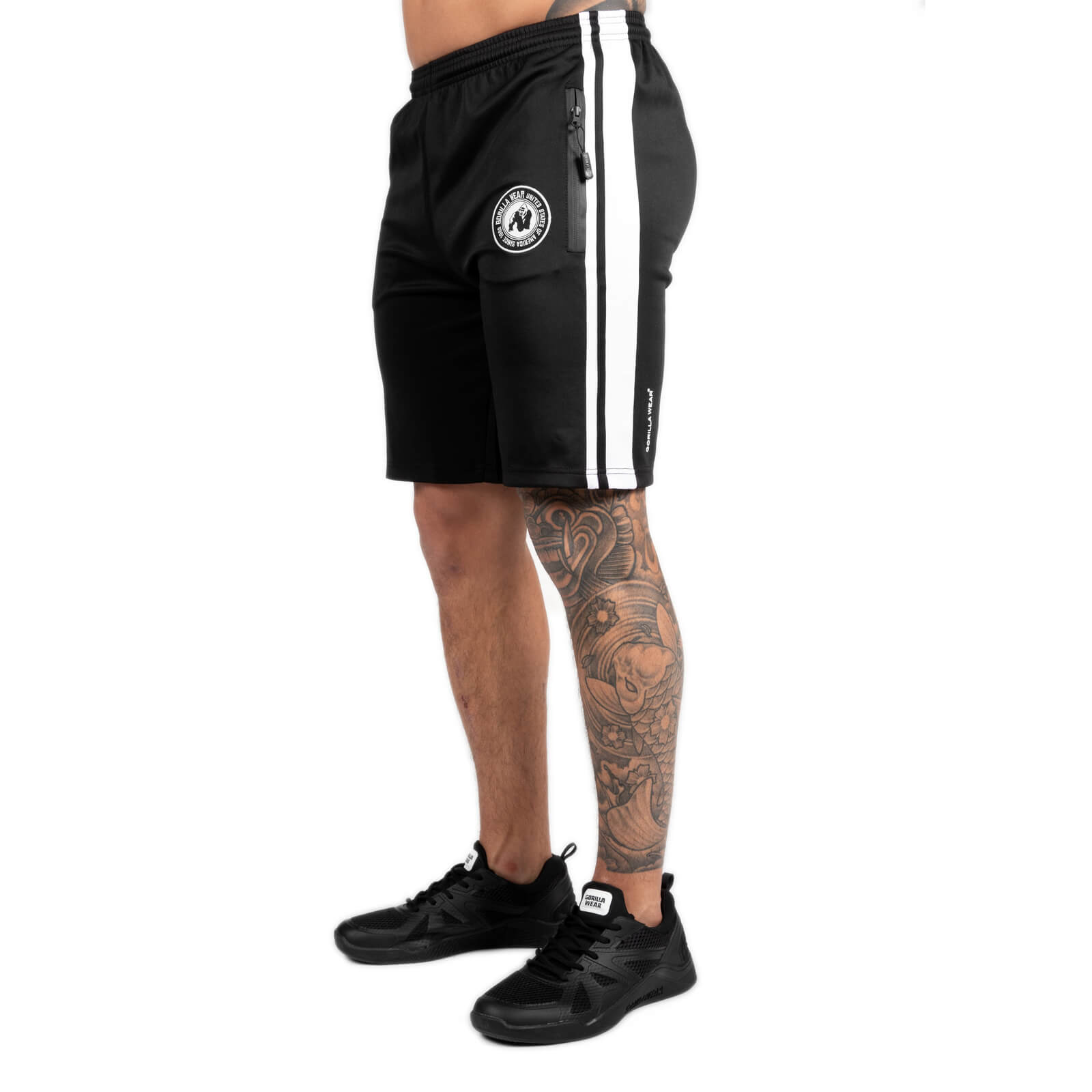 Kolla Stratford Track Shorts, black, Gorilla Wear hos SportGymButiken.se