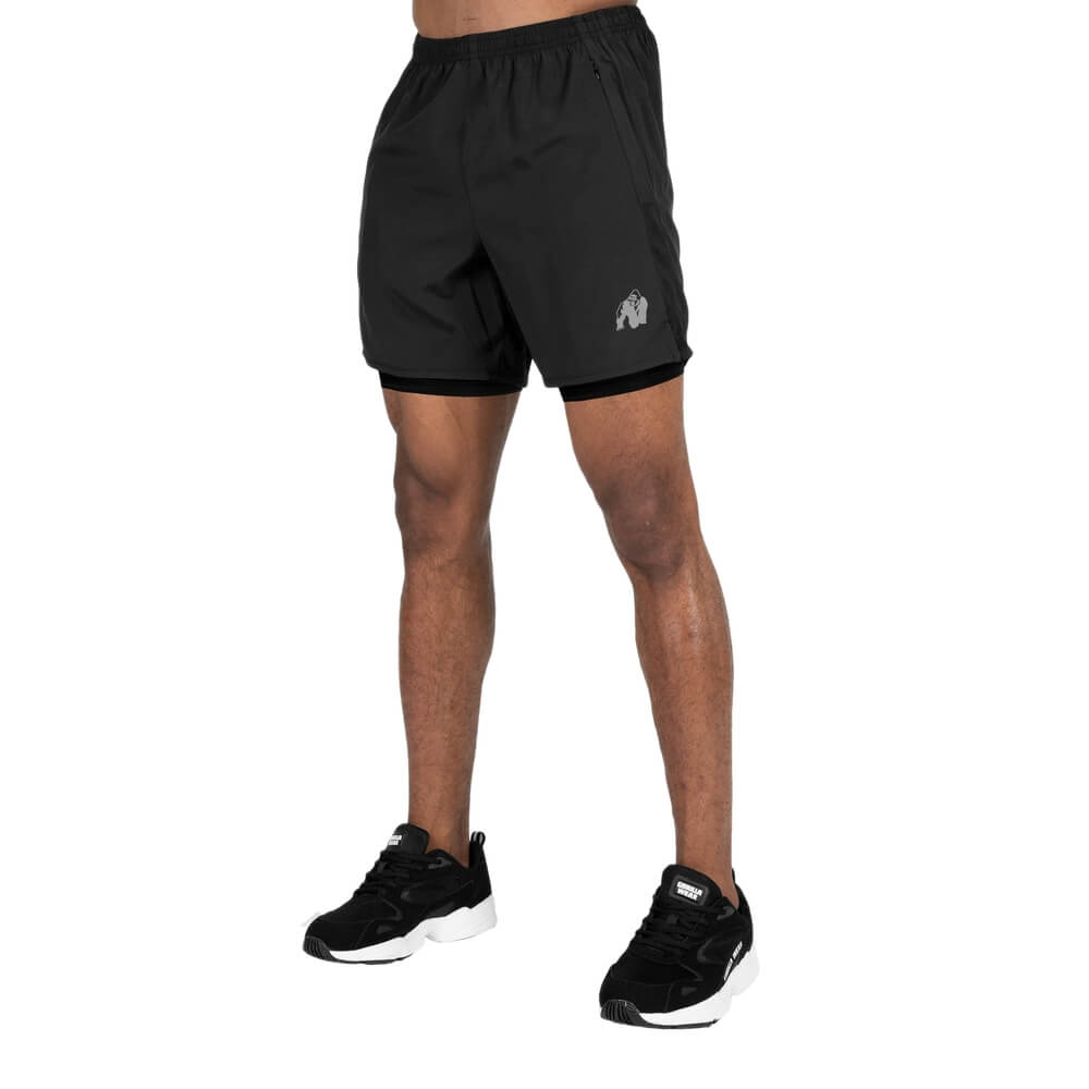 Modesto 2-In-1 Shorts, black, Gorilla Wear