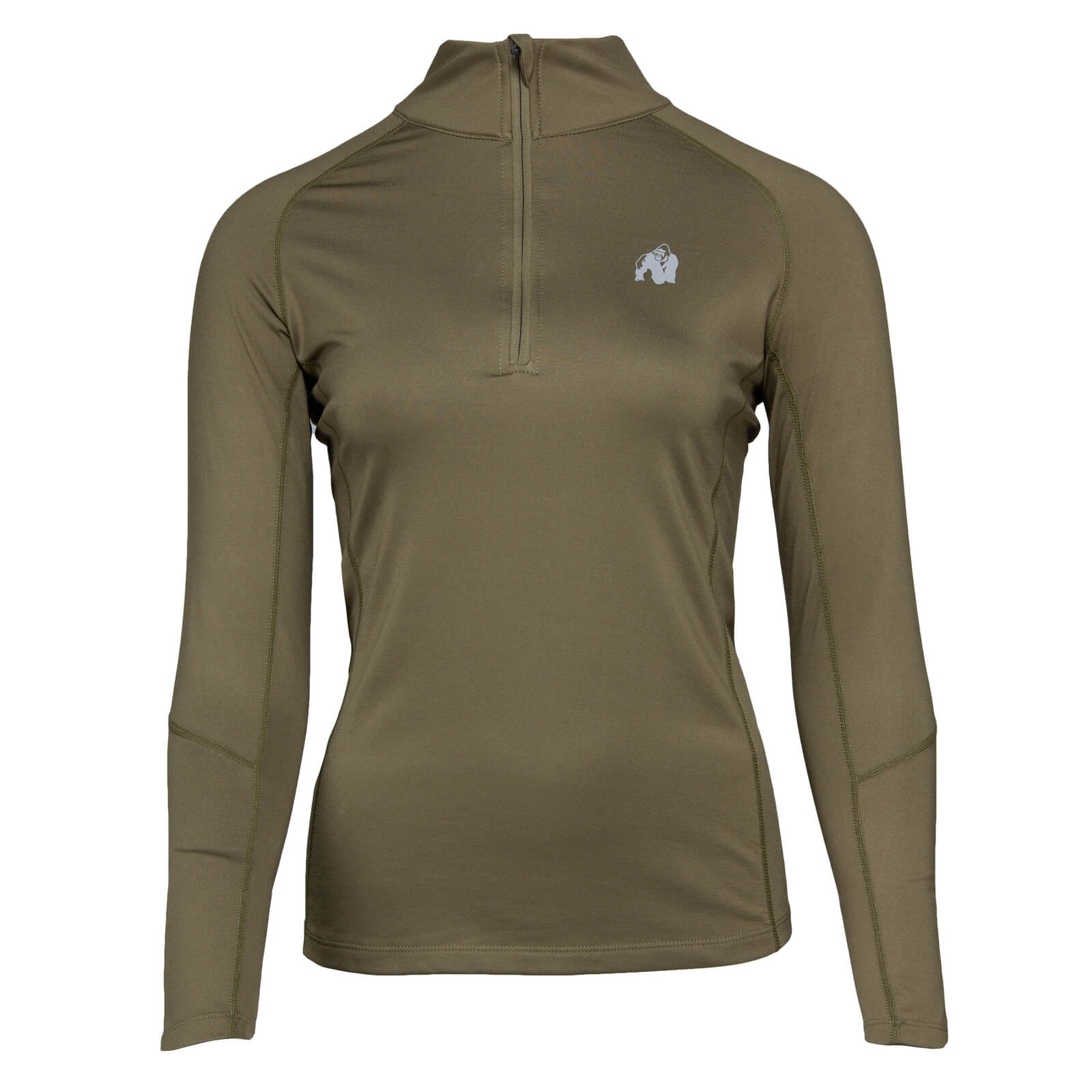 Kolla in Melissa Longsleeve, army green, Gorilla Wear hos SportGymButiken.se