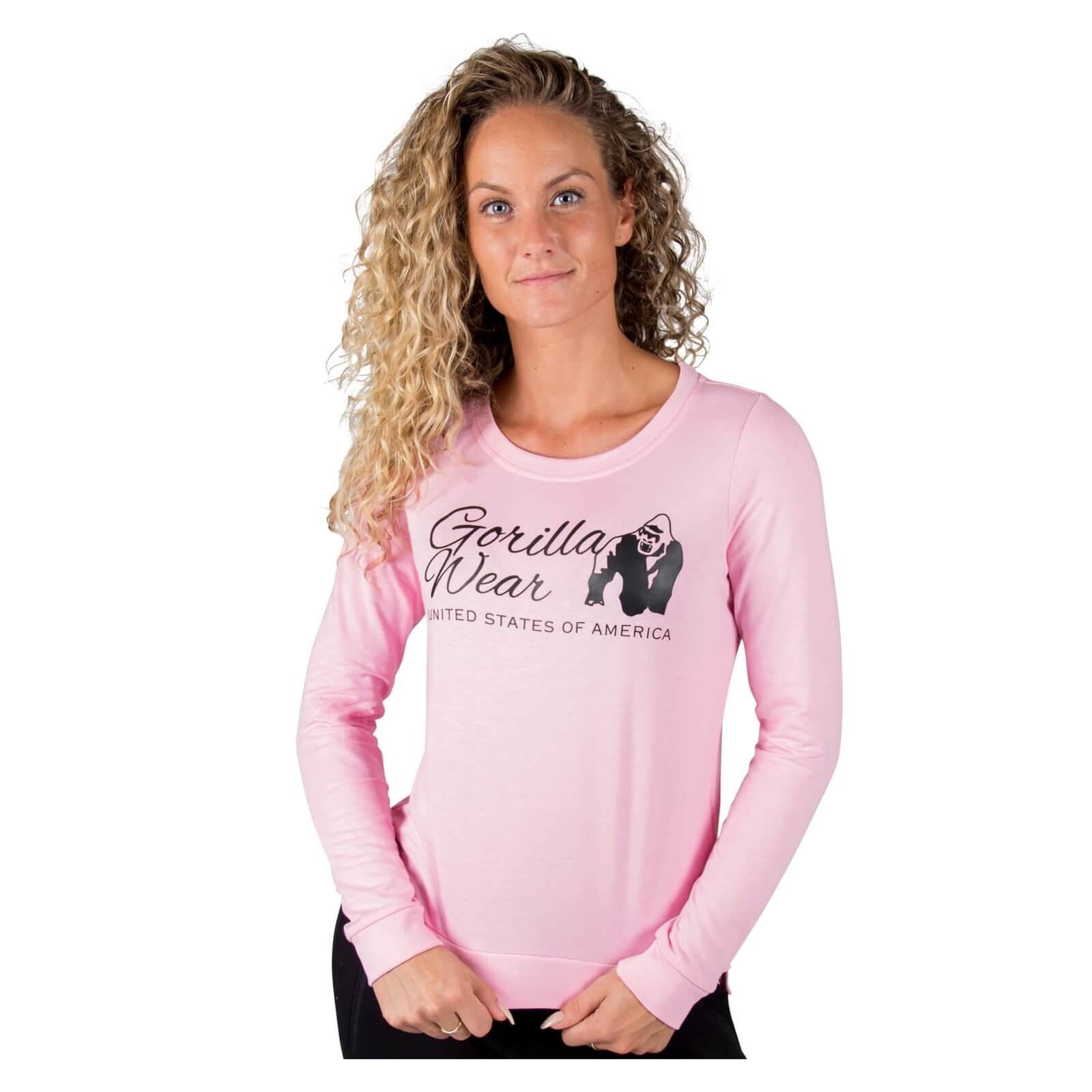 Kolla in Riviera Sweatshirt, light pink, Gorilla Wear hos SportGymButiken.se