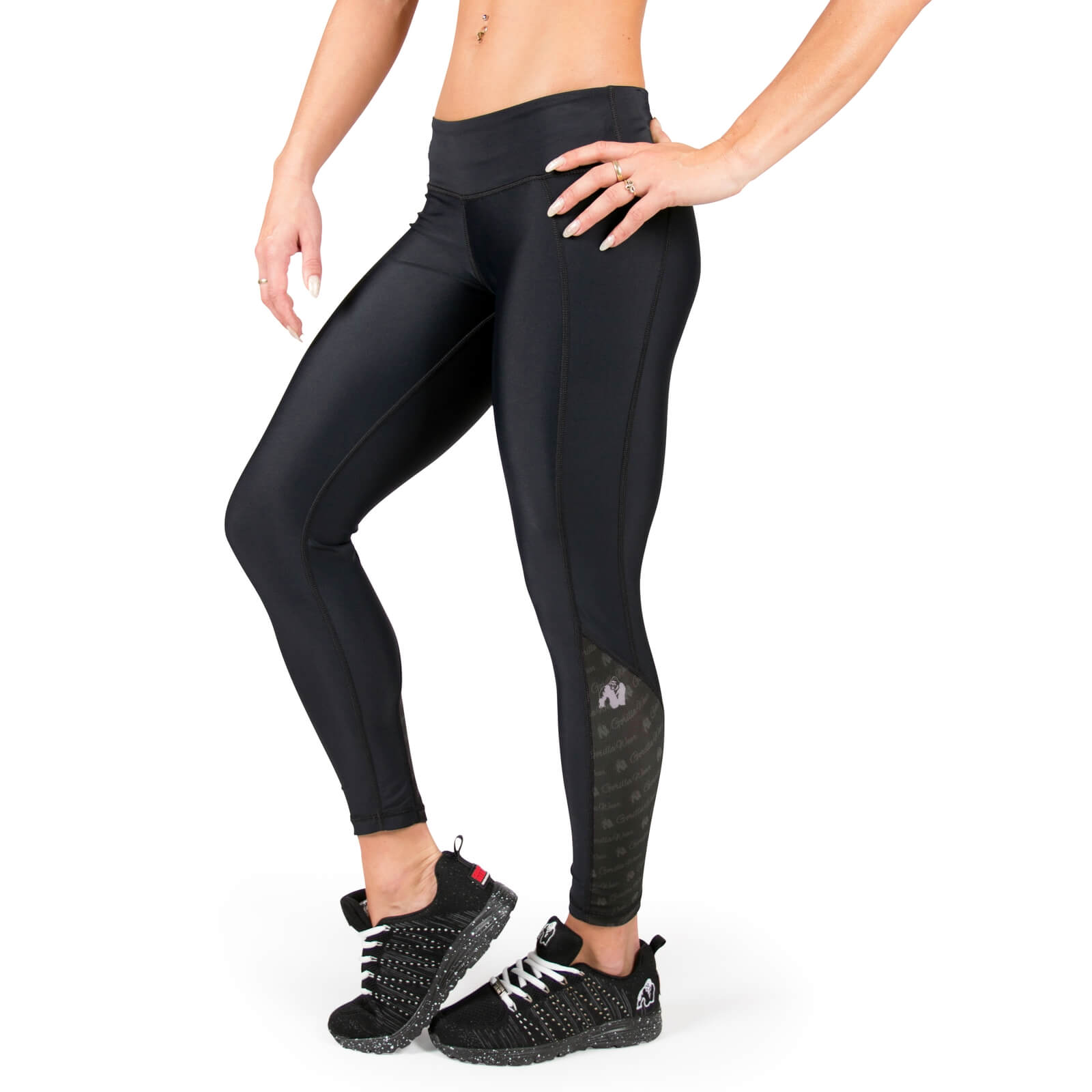 Carlin Compression Tights, black/black, Gorilla Wear