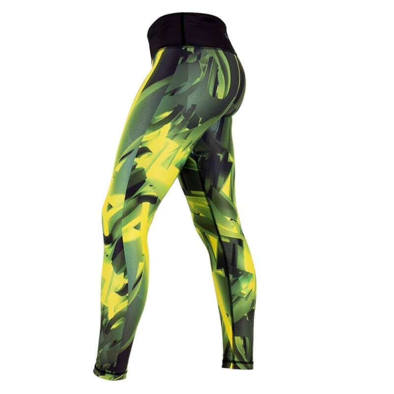 Kolla in Reno Tights, green/yellow, Gorilla Wear hos SportGymButiken.se