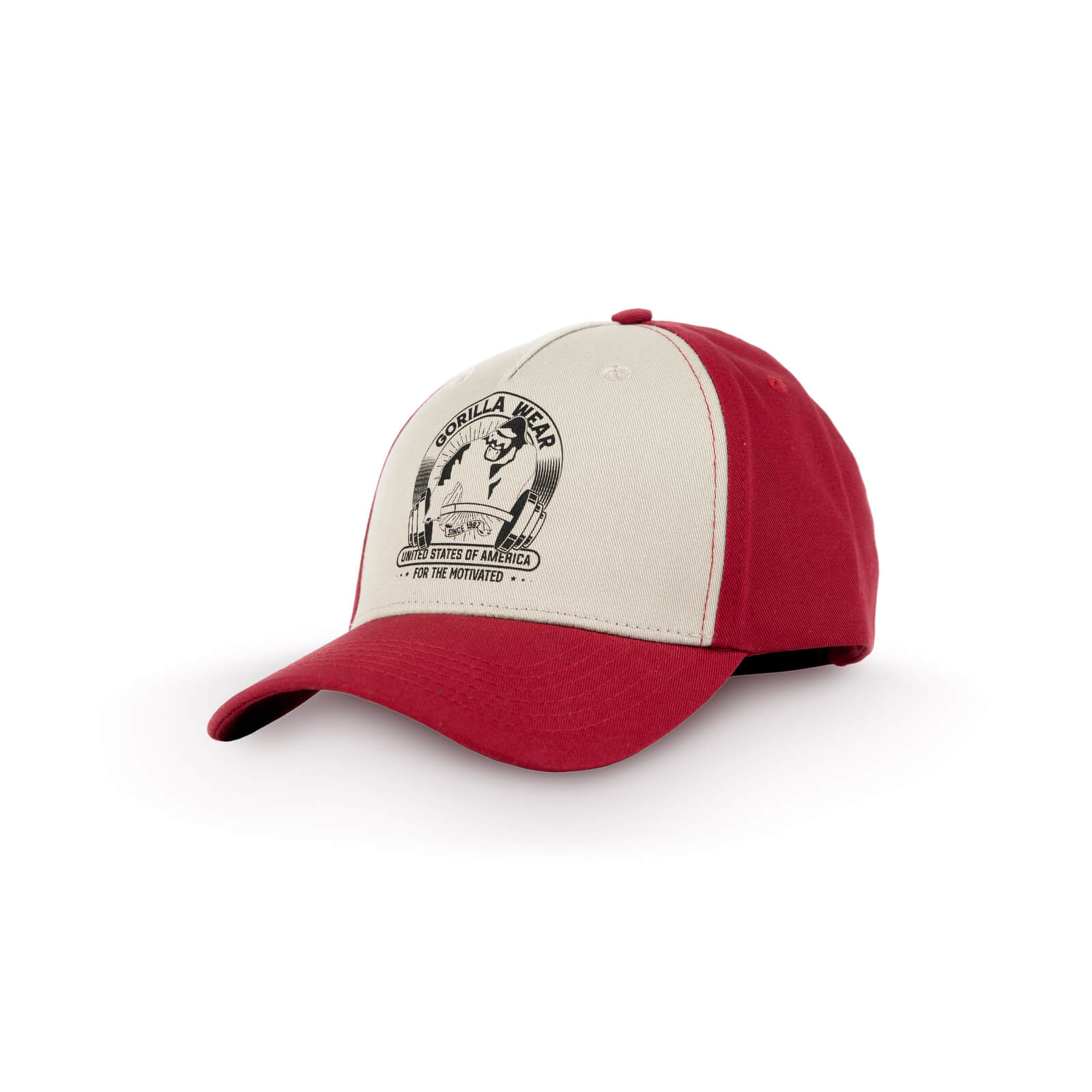 Kolla Buckley Cap, red/beige, Gorilla Wear hos SportGymButiken.se