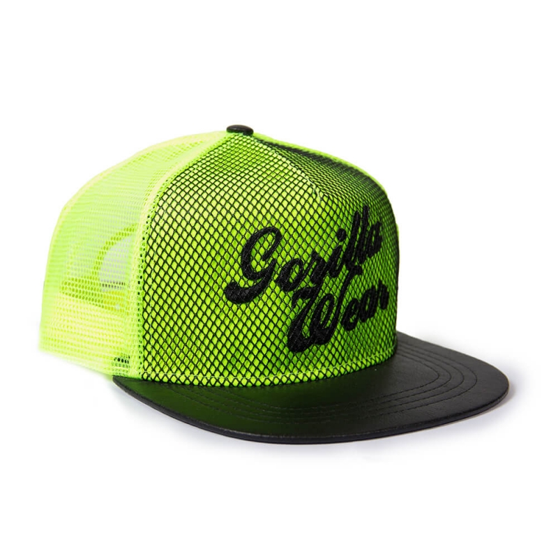 Mesh Cap, neon lime, Gorilla Wear