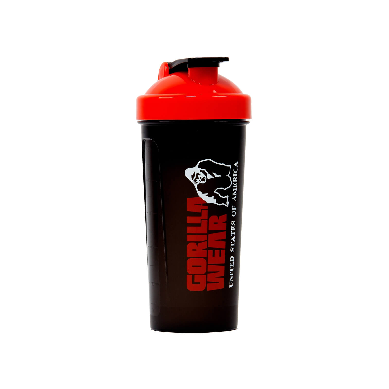 Kolla in Shaker XXL 1000 ml, black/red, Gorilla Wear hos SportGymButiken.se