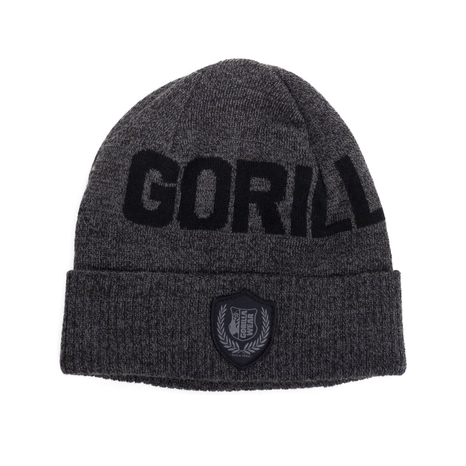 Kolla in Toledo Beanie, dark grey, Gorilla Wear hos SportGymButiken.se