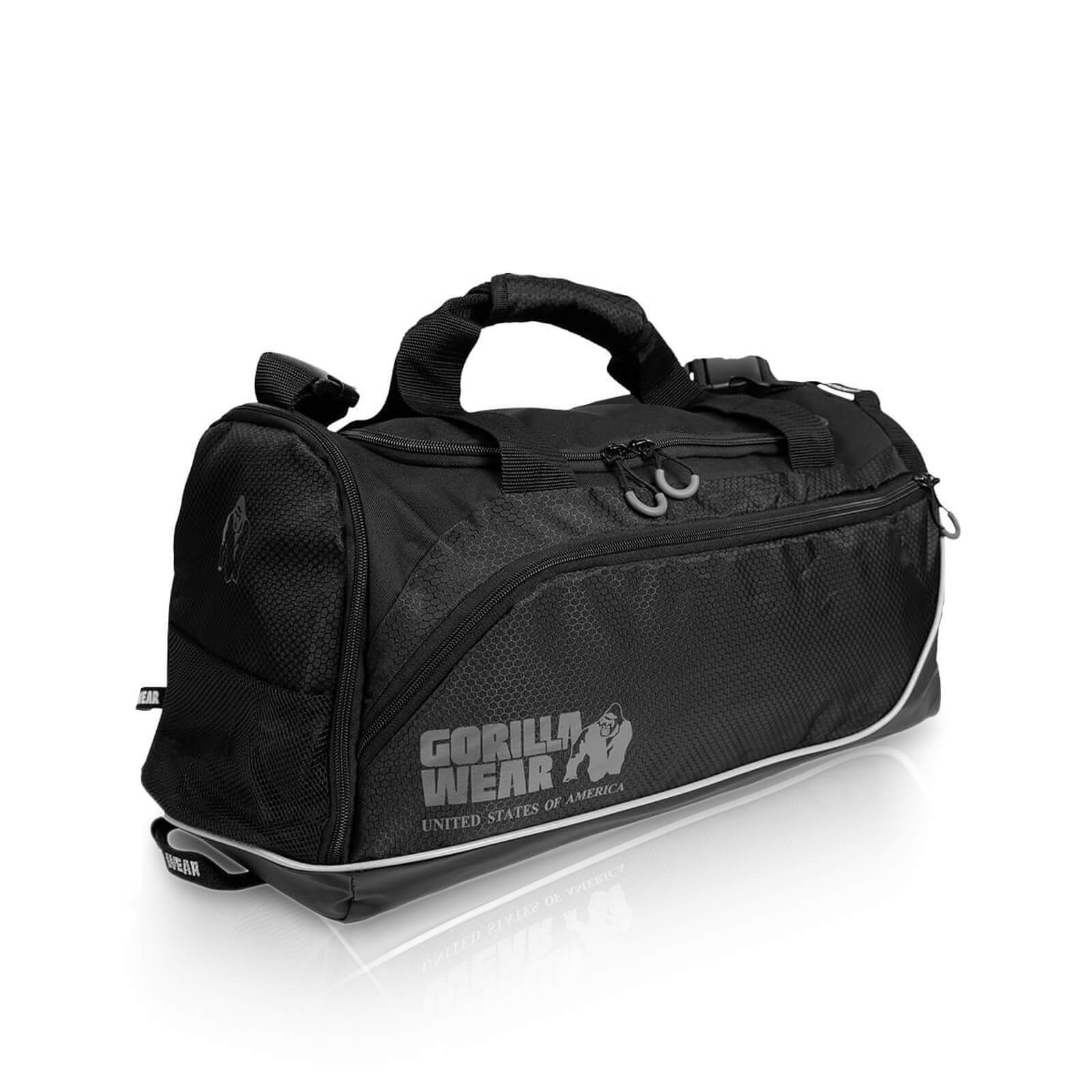 Kolla in Jerome Gym Bag 2.0, black/grey, Gorilla Wear hos SportGymButiken.se