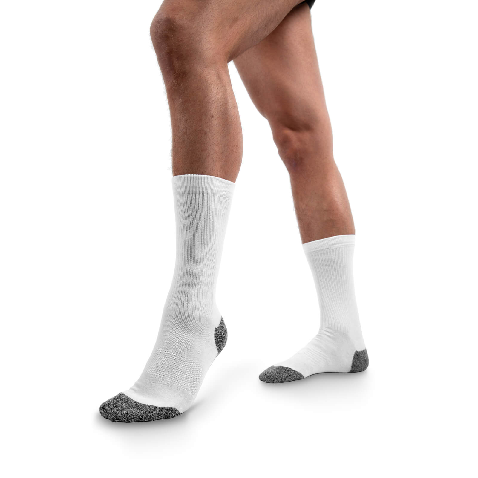 Kolla Performance Crew Socks, white, Gorilla Wear hos SportGymButiken.se