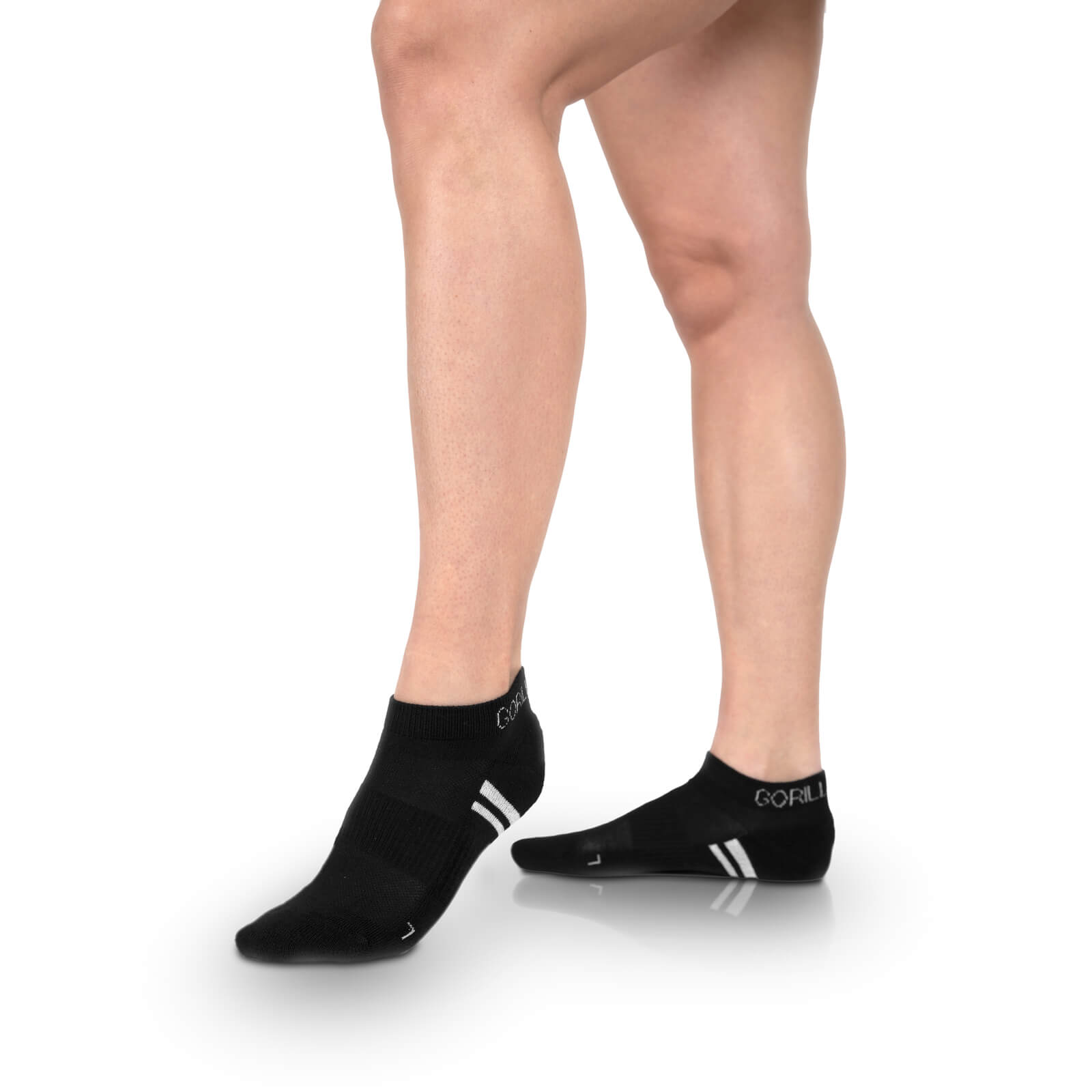 Kolla Quarter Socks 2-Pack, black, Gorilla Wear hos SportGymButiken.se