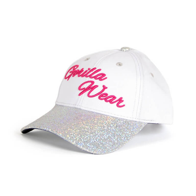 Kolla in Louisiana Glitter Cap, white/pink, Gorilla Wear hos SportGymButiken.se