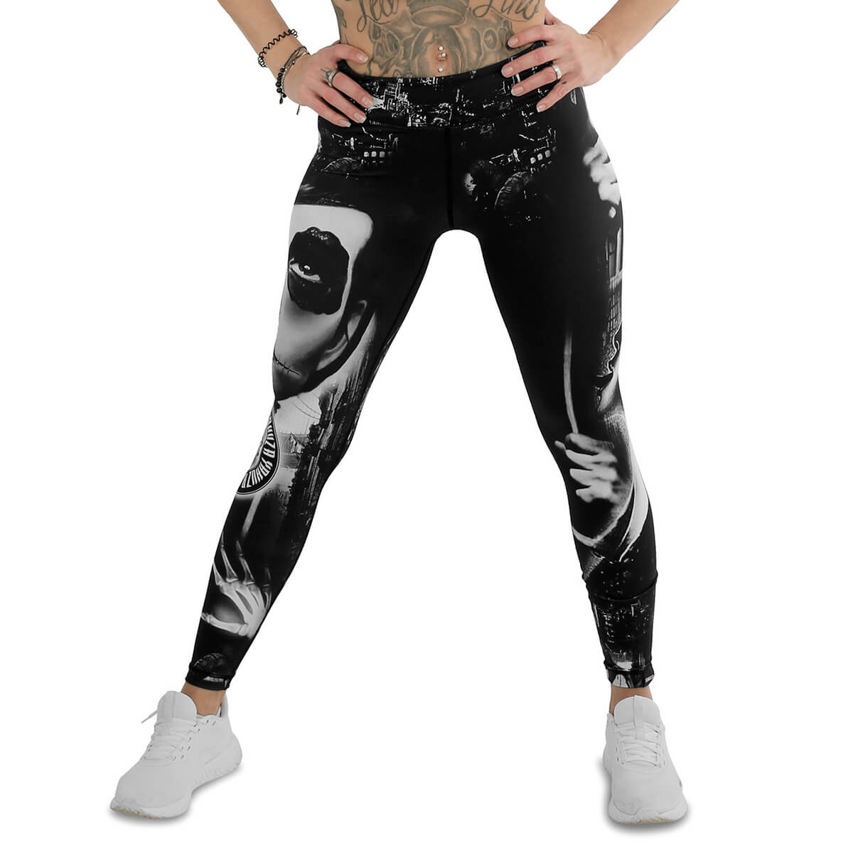 Kolla in Mexican Tights, black/white, Yakuza hos SportGymButiken.se