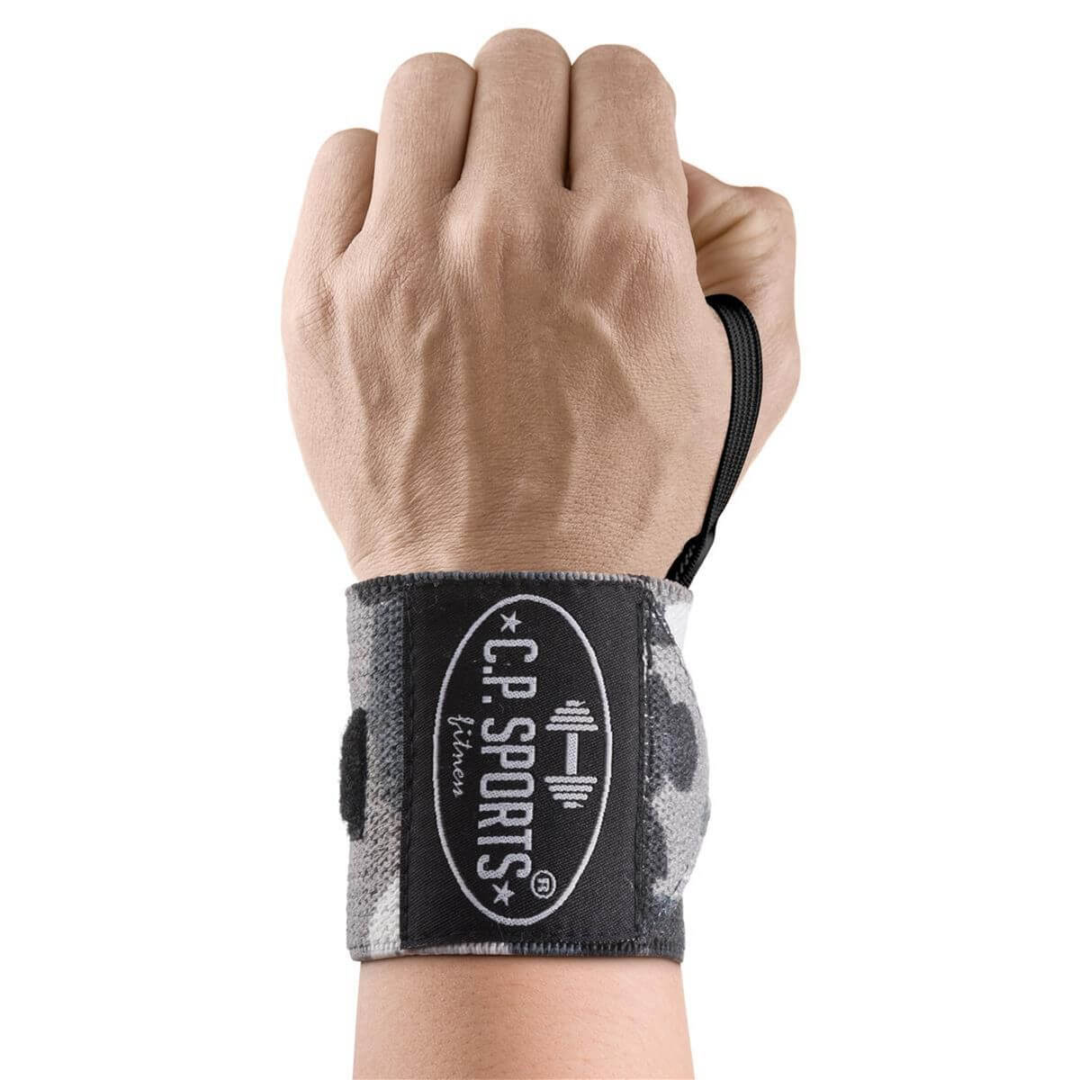 Wrist Wraps, 30 cm, white camo