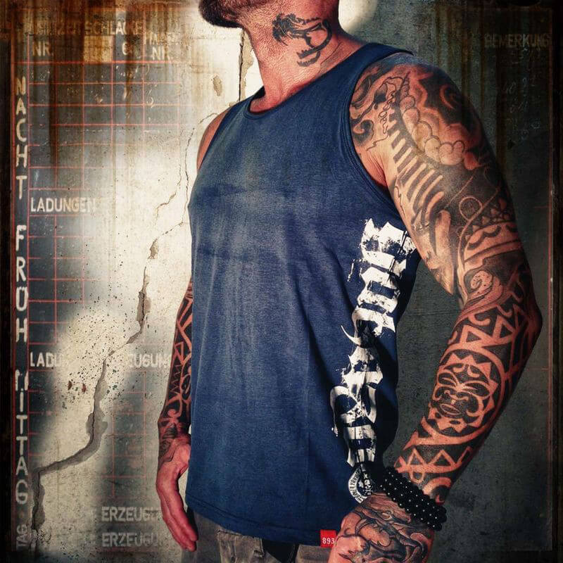 Kolla in Logo Tanktop, dark blue, Yakuza hos SportGymButiken.se