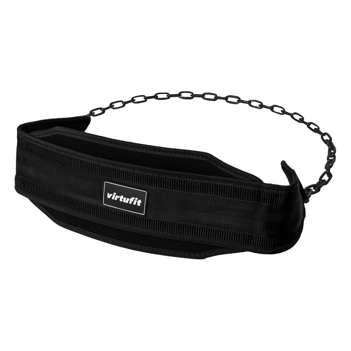 Kolla in Nylon Dip Belt, black, VirtuFit hos SportGymButiken.se