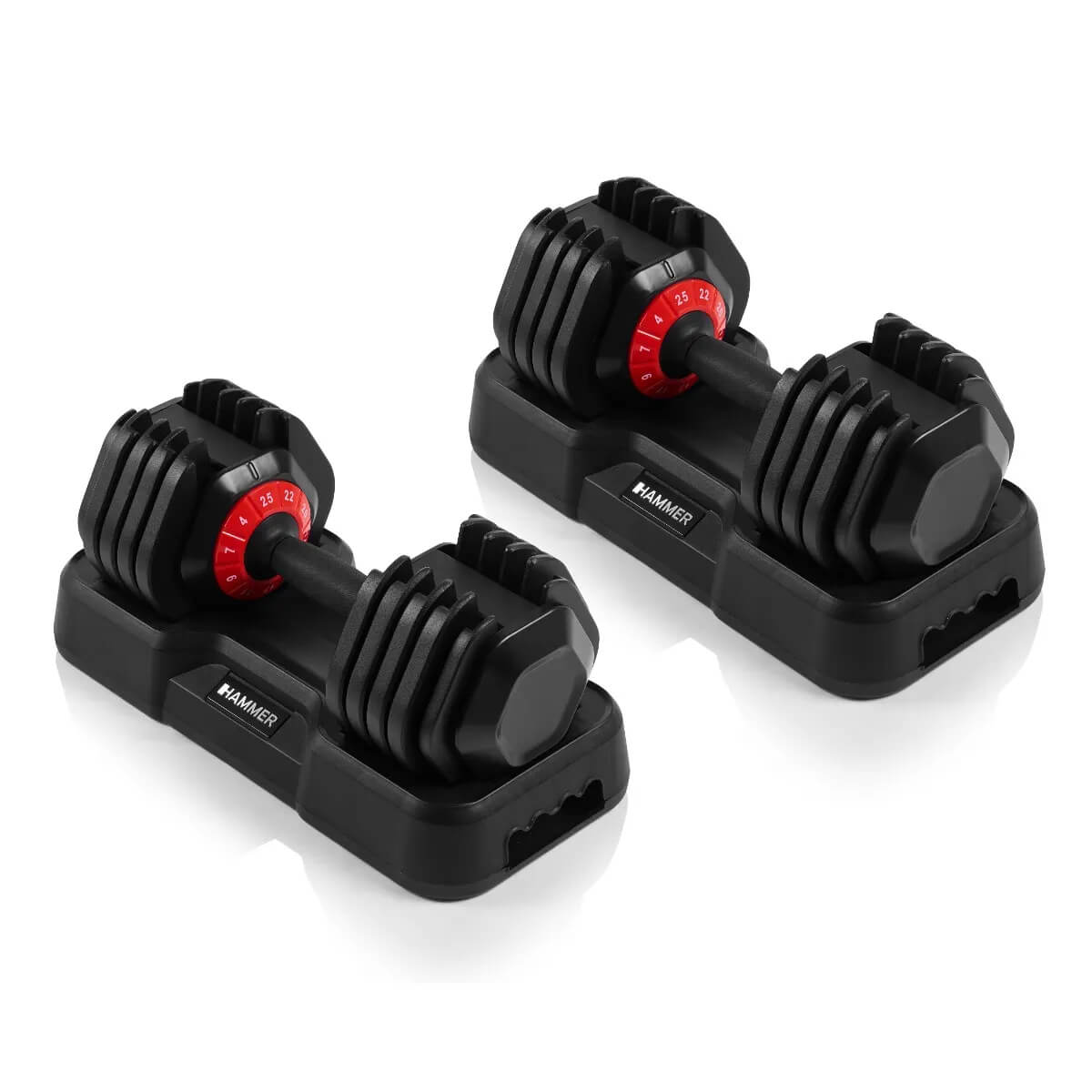 StrongLock 4.0 hantlar, 2 x 25 kg, Hammer