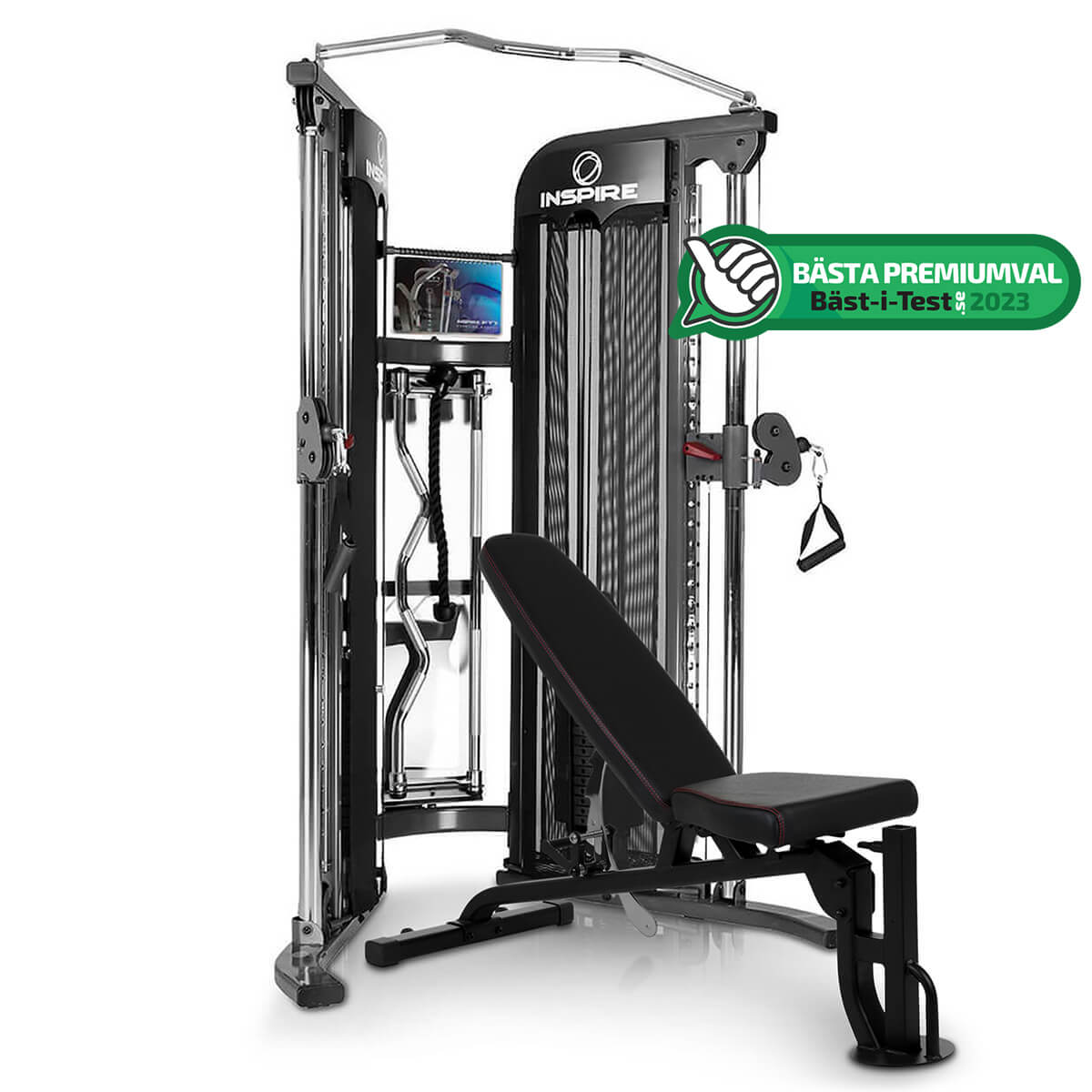 Functional Trainer FT1 *Bäst i test 2023* & Träningsbänk, Finnlo Maximum