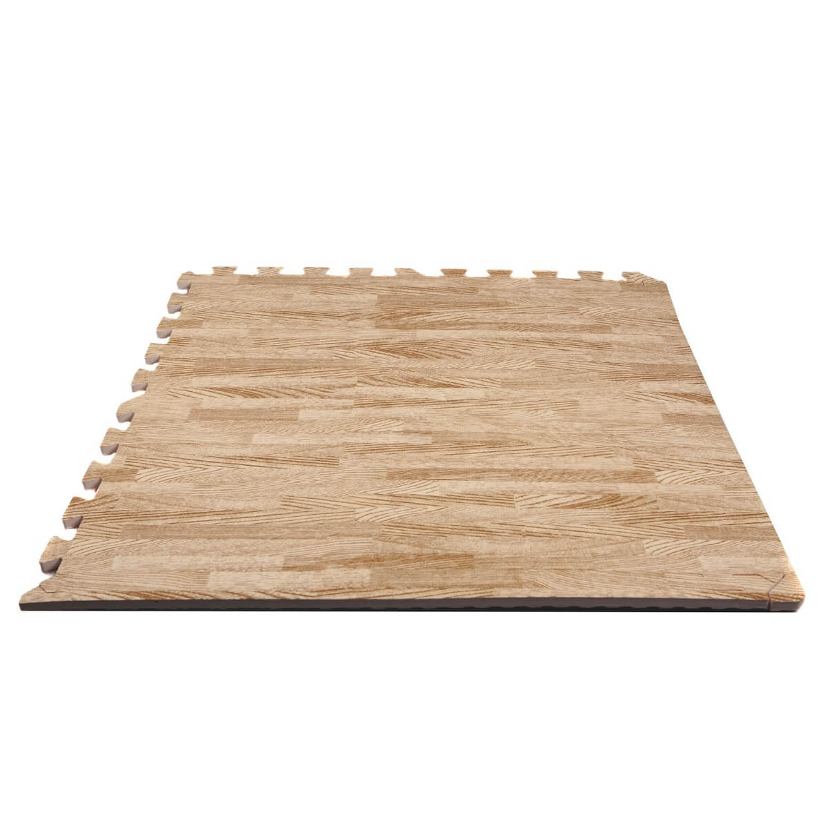 Alternativ bild 1 för Hammer Sport Puzzle Mat Parquet Floor Design (Light Brown), Underlagsmatta