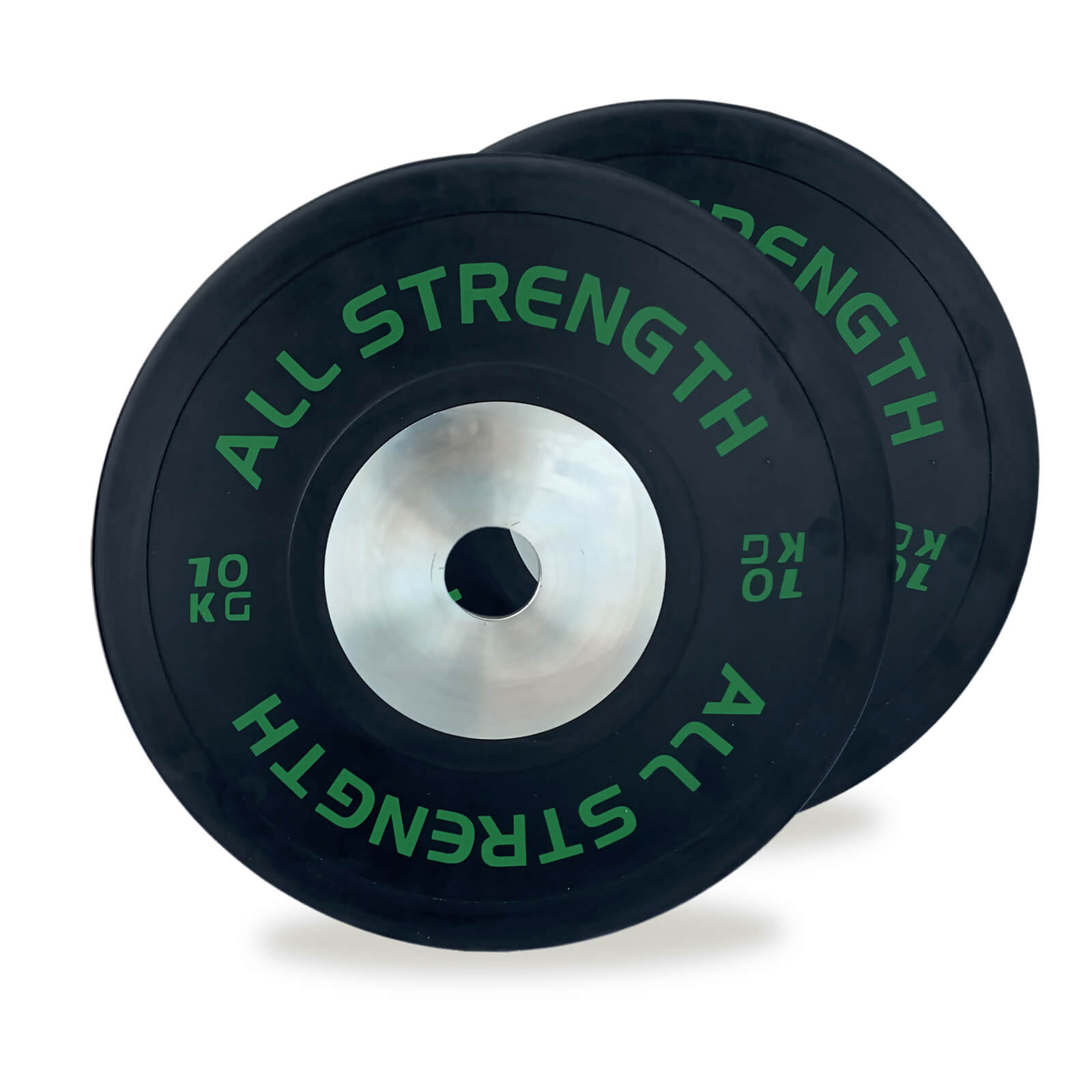 Kolla in Competition Bumper Plates, 2 x 10 kg, AllStrength hos SportGymButiken.s