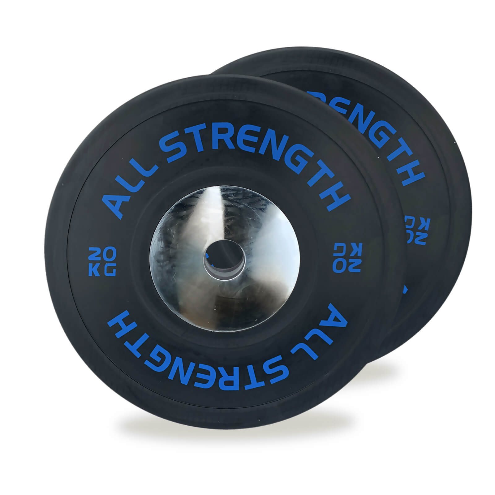 Kolla in Competition Bumper Plates, 2 x 20 kg, AllStrength hos SportGymButiken.s