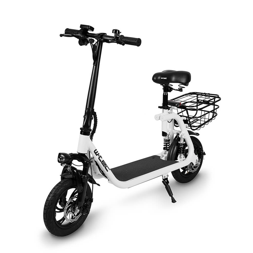 El-scooter Billar II 500W 12'', white, W-TEC