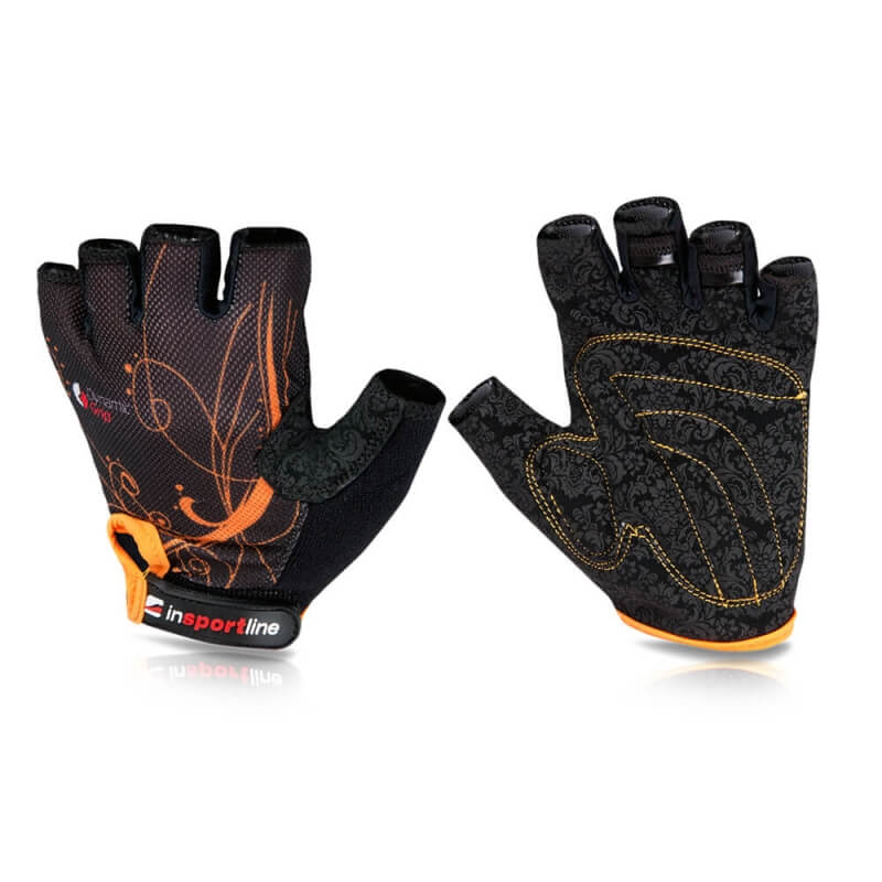 Kolla in Women Fitness Glove, black/orange, inSPORTline hos SportGymButiken.se