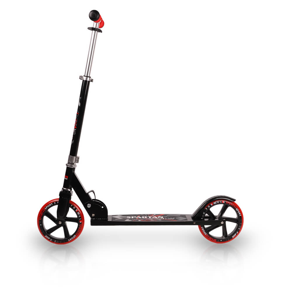 Kolla in Sparkcykel Jumbo, black/red, Spartan hos SportGymButiken.se