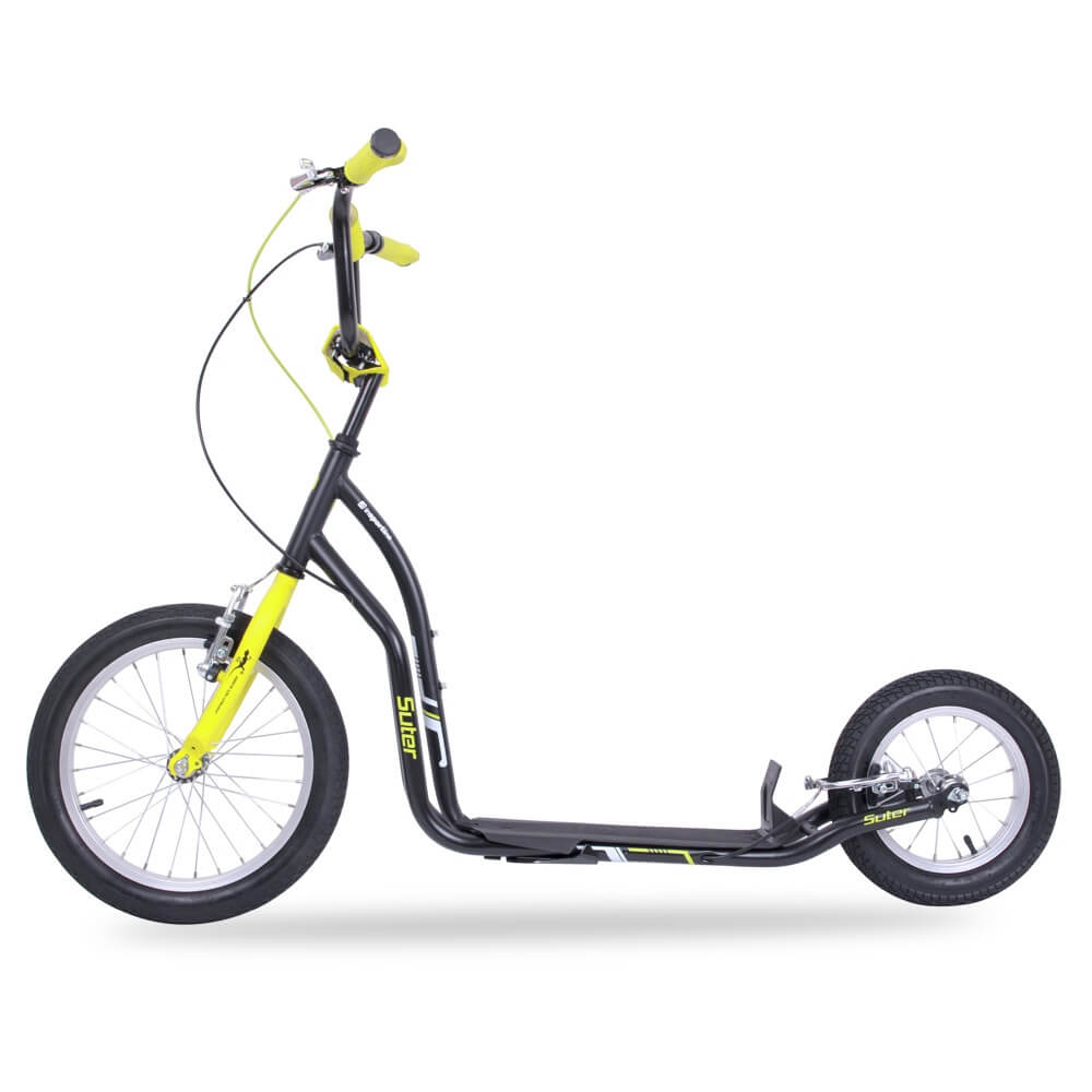 Sparkcykel Suter SE, black/yellow, inSPORTline