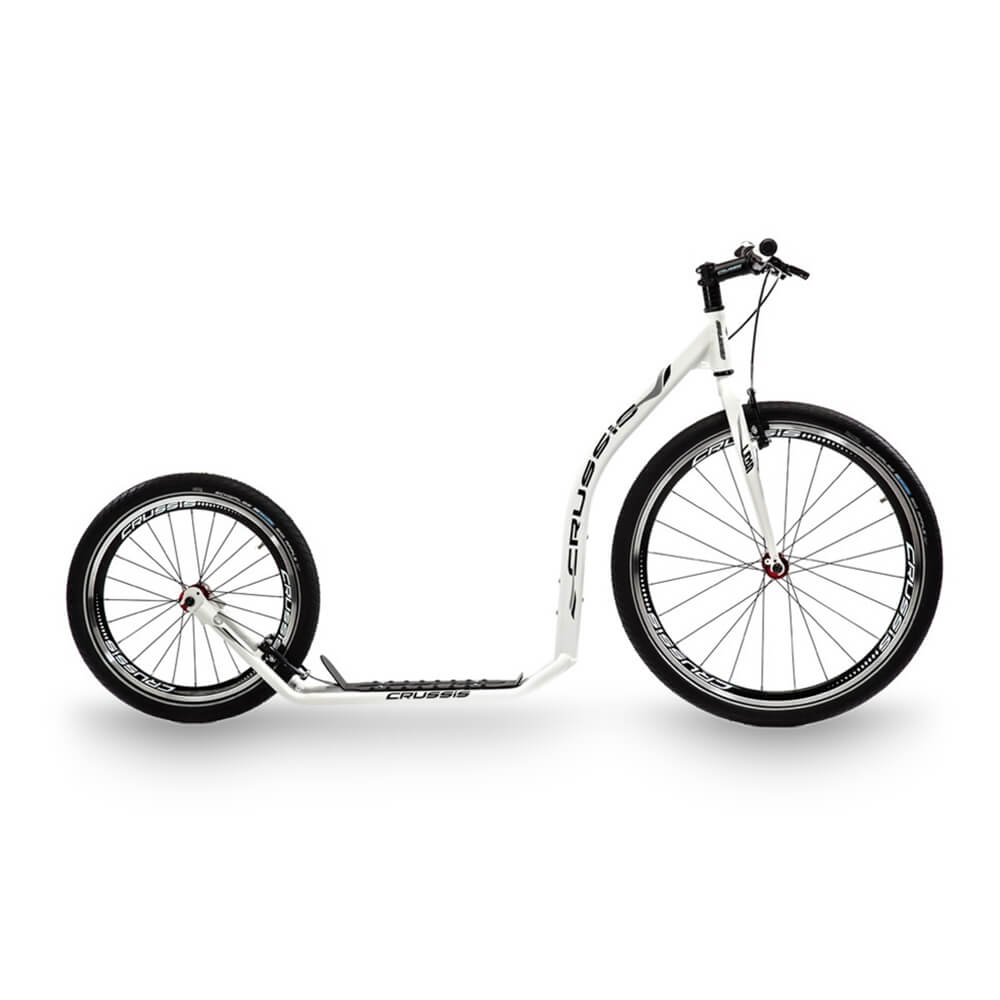 Sparkcykel Urban 4.1, white/black, Crussis