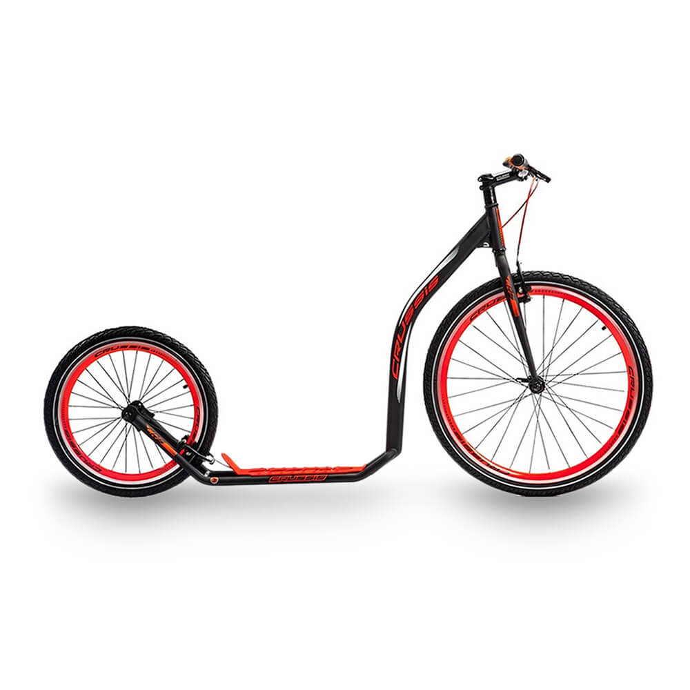 Sparkcykel Urban 4.3, black/red, Crussis