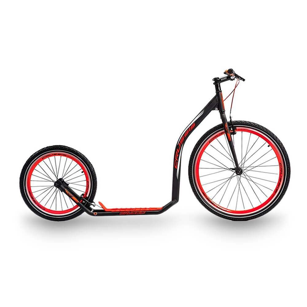 Kolla in Sparkcykel Urban 4.3, black/red, Crussis hos SportGymButiken.se