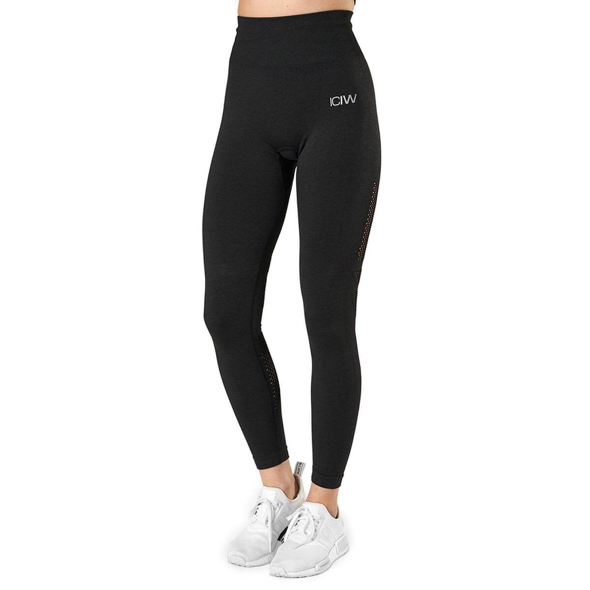 Kolla in Queen Mesh Tights, graphite melange, ICANIWILL hos SportGymButiken.se