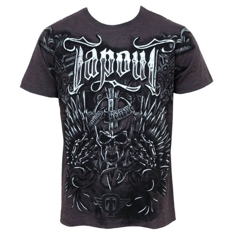 Kolla in Struck Tee, charcoal, Tapout hos SportGymButiken.se