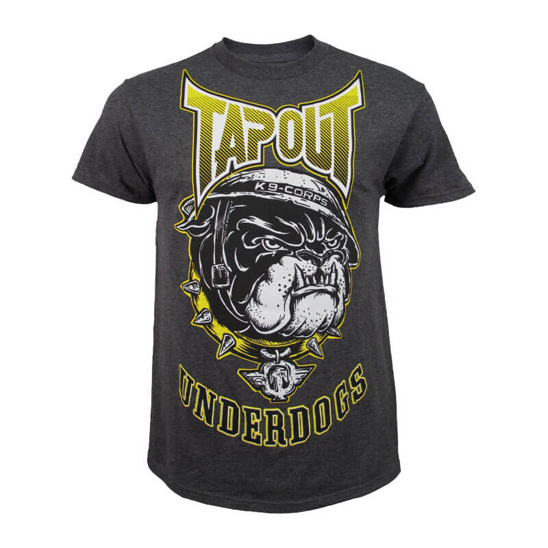 Under Bulldog Tee, charcoal, Tapout