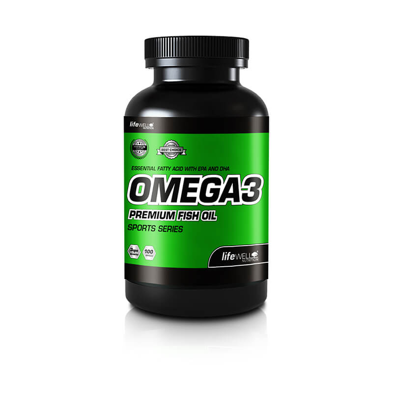 Kolla in Omega 3, 100 kapslar, LifeWell hos SportGymButiken.se