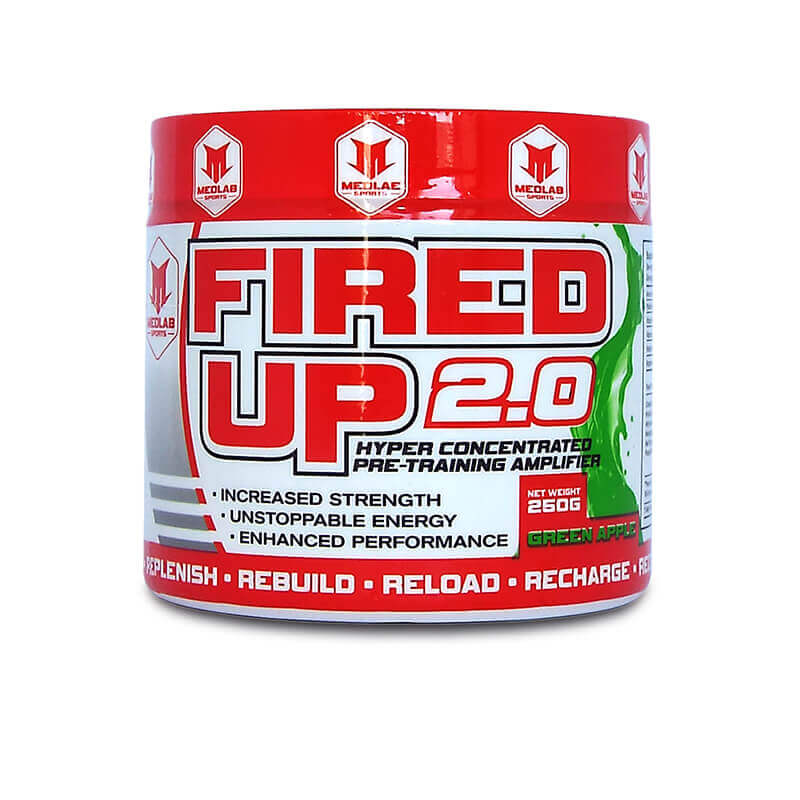 Kolla in Fired-Up 2.0 , 250 g, Medlab Sports hos SportGymButiken.se