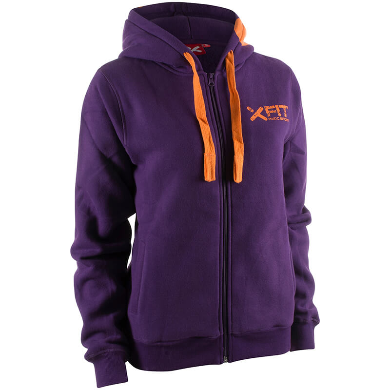 Kolla in Ladies Basic Ziphood, purple cactus/orange, MXDC hos SportGymButiken.se